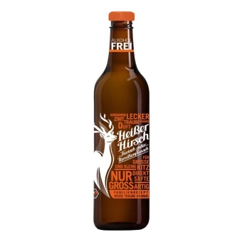 Heisser Hirsch - Punsch Weiß Traube - Orange Bio (6 x 0,75l) 