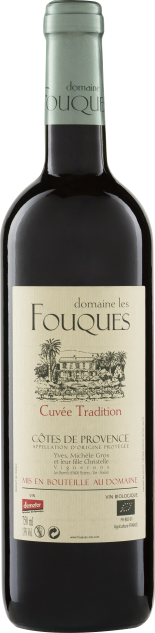 Côtes de Provence Rouge AOP Domaine Fouques Biowein 