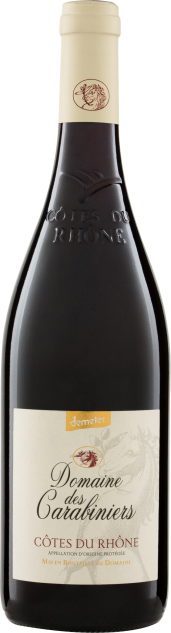 Côtes du Rhône Rouge AOP Carabiniers Biowein 