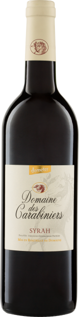 Syrah VdPays d'OC Carabiniers Biowein 