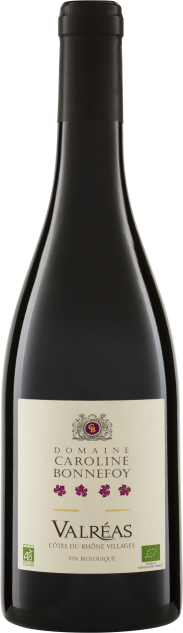 Côtes du Rhône Villages Rouge Valréas AOP Bonnefoy Biowein 