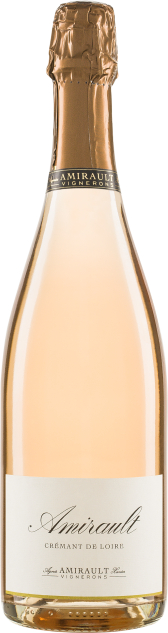 Crémant de Loire Rose AOP Brut Nature Amirault Bio 