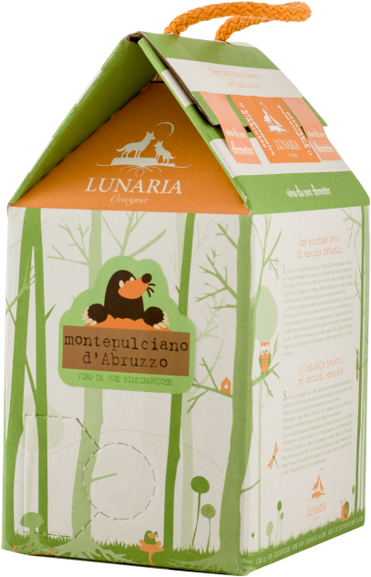 Montepulciano d'Abruzzo DOP  Bag in Box 3L Lunaria Biowein 
