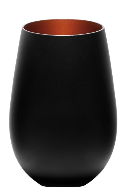 Olympic Power Schwarz-Bronze Trinkglas Stölzle (6er Karton) 
