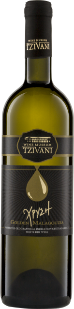 Golden Malagouzia WINE MUSEUM PGI  Tzivani Biowein 