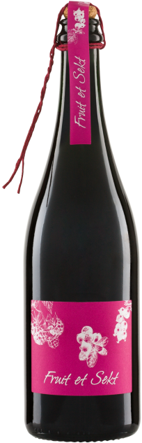Fruit et Sekt Aperitif mit Sekt und Roten Beeren 