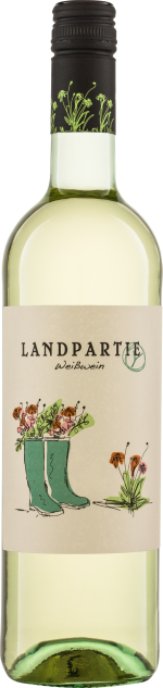 Landparty Weiß Biowein 