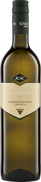 Weißer Burgunder Gutswein QbA  Biowein Knobloch 