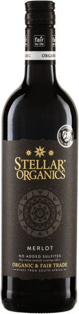 Merlot Stellar Organics ohne SO2-Zusatz Biowein 