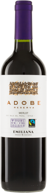 ADOBE Merlot Reserva Emiliana Biowein 