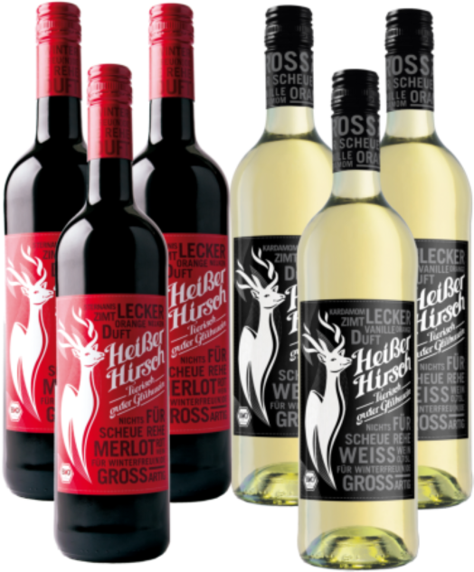 Heißer Hirsch Bio Glühwein Mix Paket 