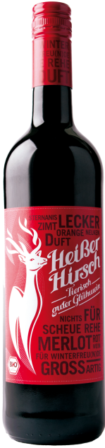 Heisser Hirsch - Bio Glühwein Rot 6x 0,75l Bio 