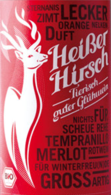 Heisser Hirsch - Bio Glühwein Rot 6x 0,75l Bio 