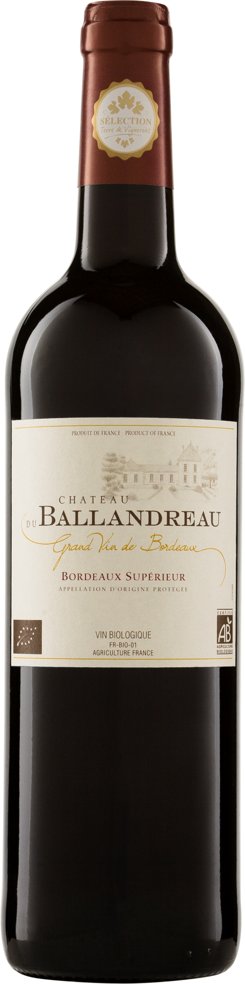 Supérieur Château Weinhandel AOP Biowein | du Ballandreau Bio Bordeaux